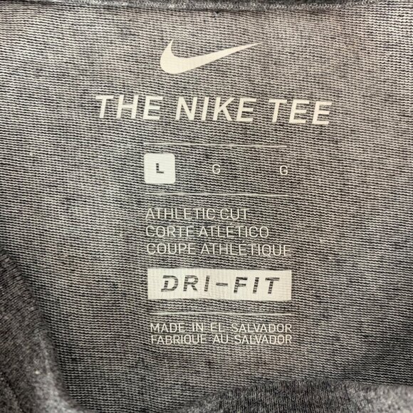 New England Patriots NFL Gray Nike Dri Fit Crewneck Shirt Mens Large - Picture 5 of 6